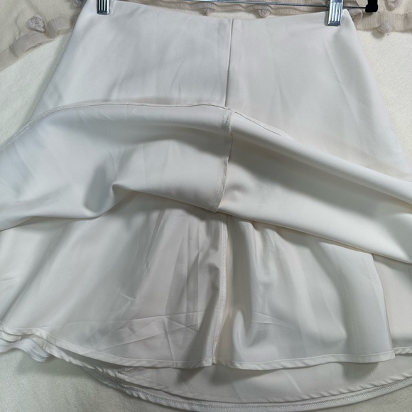 Saint Tropez West Women’s Cream Skater Skirt Size 12 - Picture 7 of 10